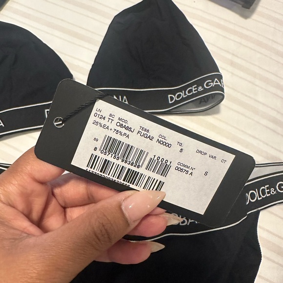 Dolce & GABBANA Logo Tie Swimsuit NWT - Picture 5 of 10